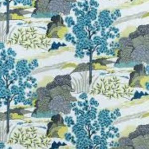 Thibaut Diantree Aqua Fabric